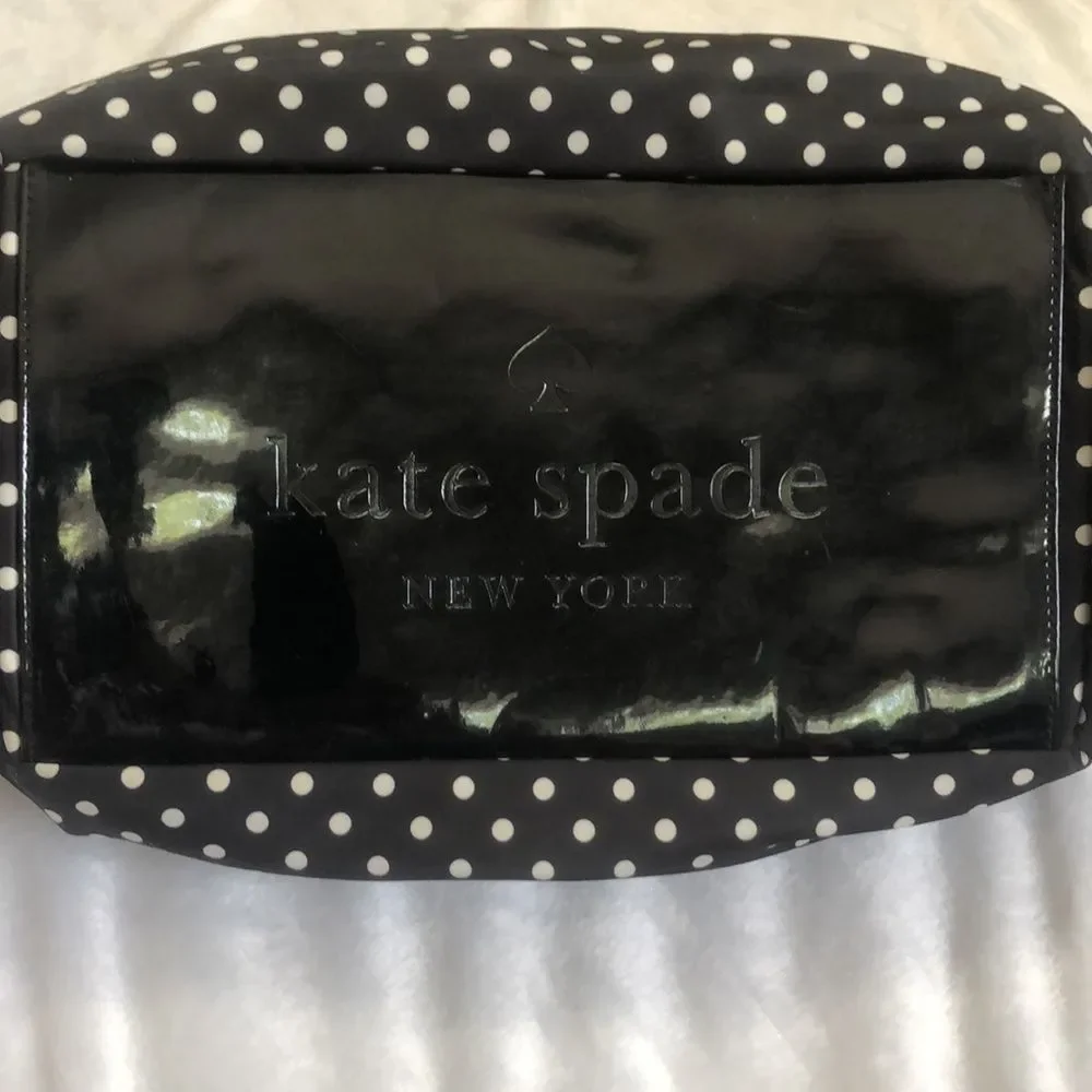 Kate Spade Nylon Polka Dot Diaper Bag with Changing Pad